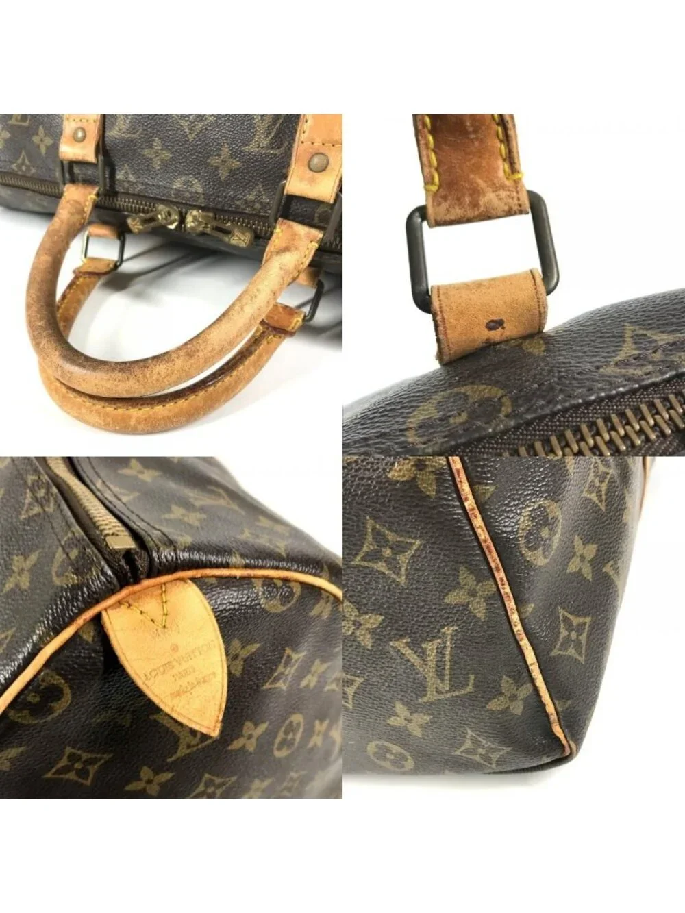 Louis Vuitton Boston Bag Keepall 50 Monogram Canvas Brown